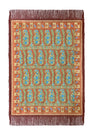 The scarf in Amber Glen Brown. 