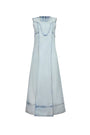 The Sedona Dress in Washed Blue Denim. 