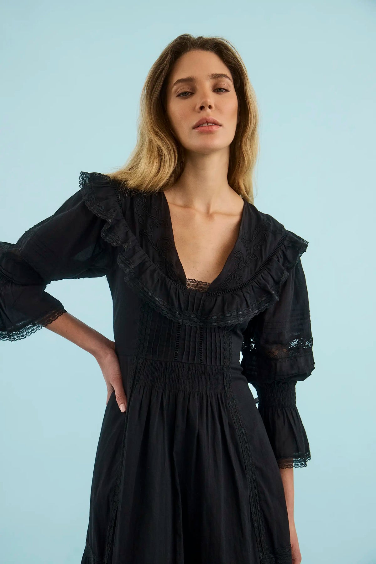 The Selena Dress in Onyx. 