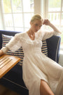 The Selena Dress in white