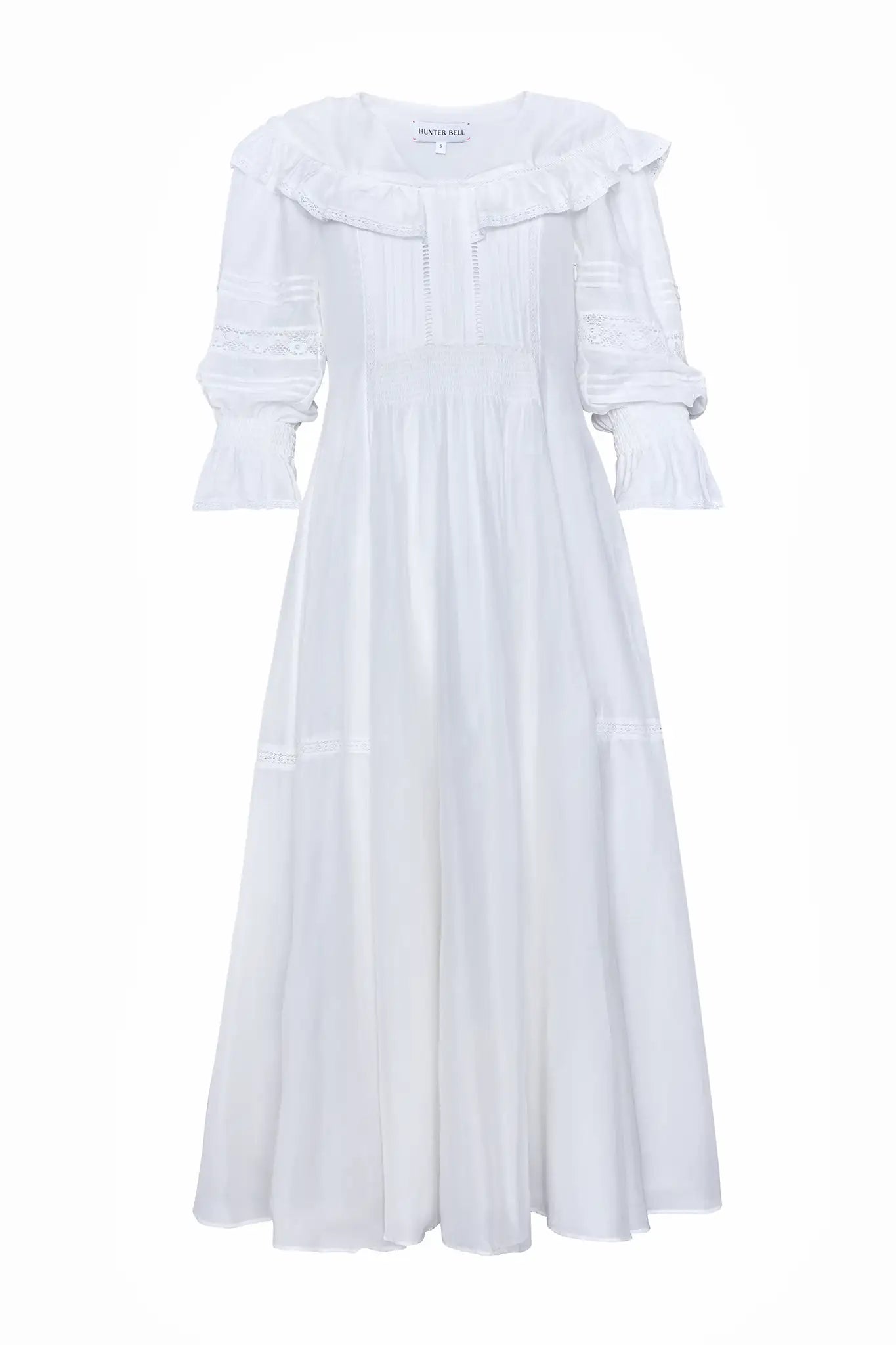 The Selena Dress in white