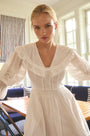 The Selena Dress in white