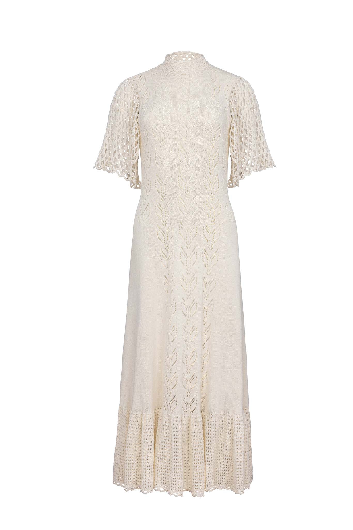 Crochet Lace Ruffle Sleeves Light Blue Bodycon Dress Crochet Lace Ruffle Sleeves Light Blue Bodycon Dress