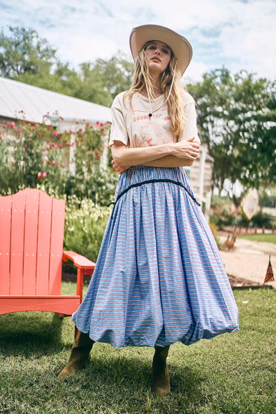 AMERI　CHIARA MODEST FLARE SKIRT Allegra Skirt