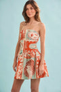 The Soleil Dress in Lost at Sea print. 