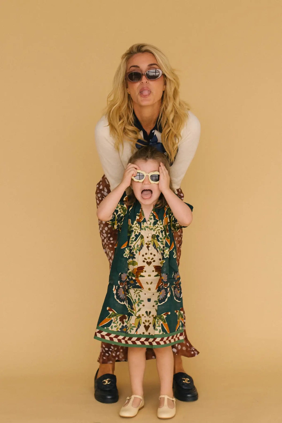 The Kids Jenkins Dress in Birds of a Feather Navy.