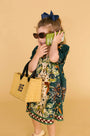 The Kids Jenkins Dress in Birds of a Feather Navy.