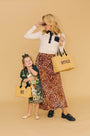The Kids Jenkins Dress in Birds of a Feather Navy.
