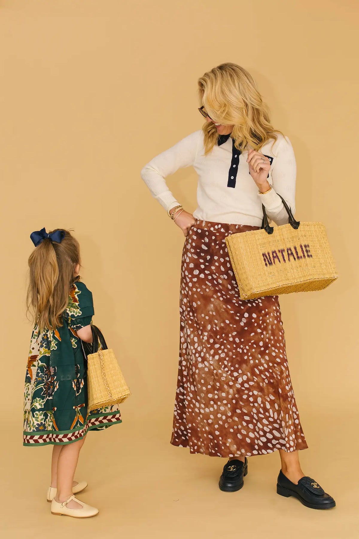 The Kids Jenkins Dress in Birds of a Feather Navy.