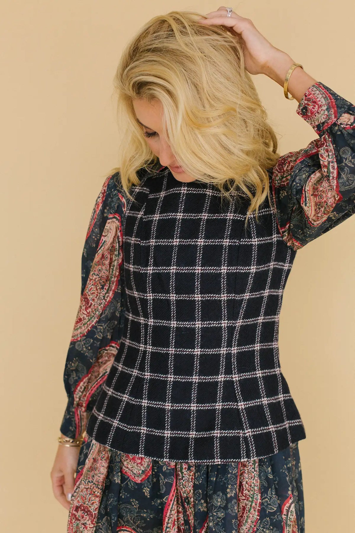 Natalie Steen in the Bini Top and the Tenley Dress.