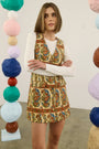 Callie Sweater in cream paired with Suni Dress in Amber Glen Cream.