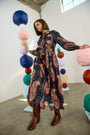 The Tenley Dress in Twilight Paisley.