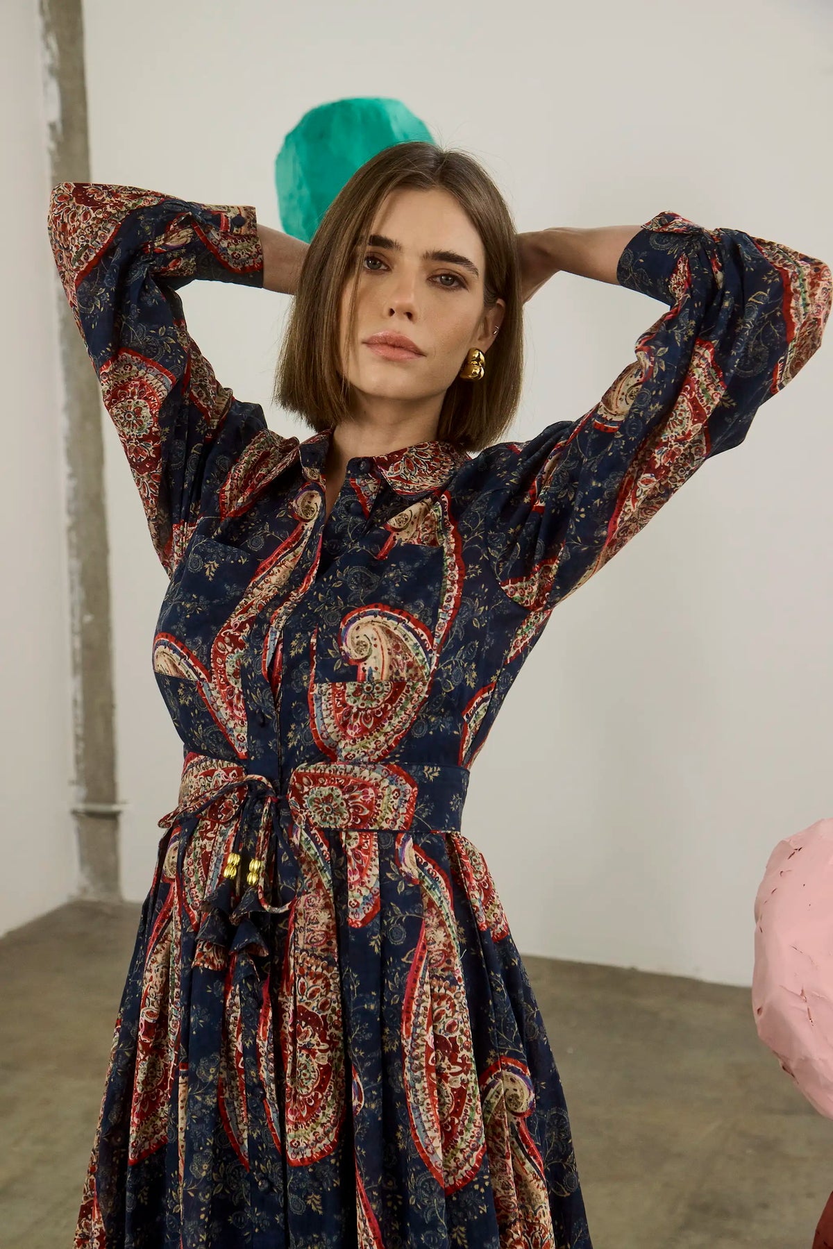 The Tenley Dress in Twilight Paisley.