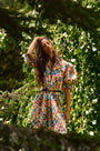 The Theresa Dress in Picnic Quilt. 
