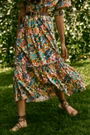 The Theresa Dress in Picnic Quilt. 