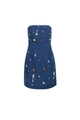 The Tori Dress in Atelier Splatter Navy. 