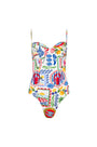 The Underwire One-Piece Swimsuit in Coastal Conversation 