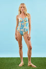 The Underwire One-Piece Swimsuit in Morning Glory