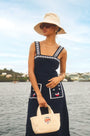 The Vaughn Dress in Deep Sea. 