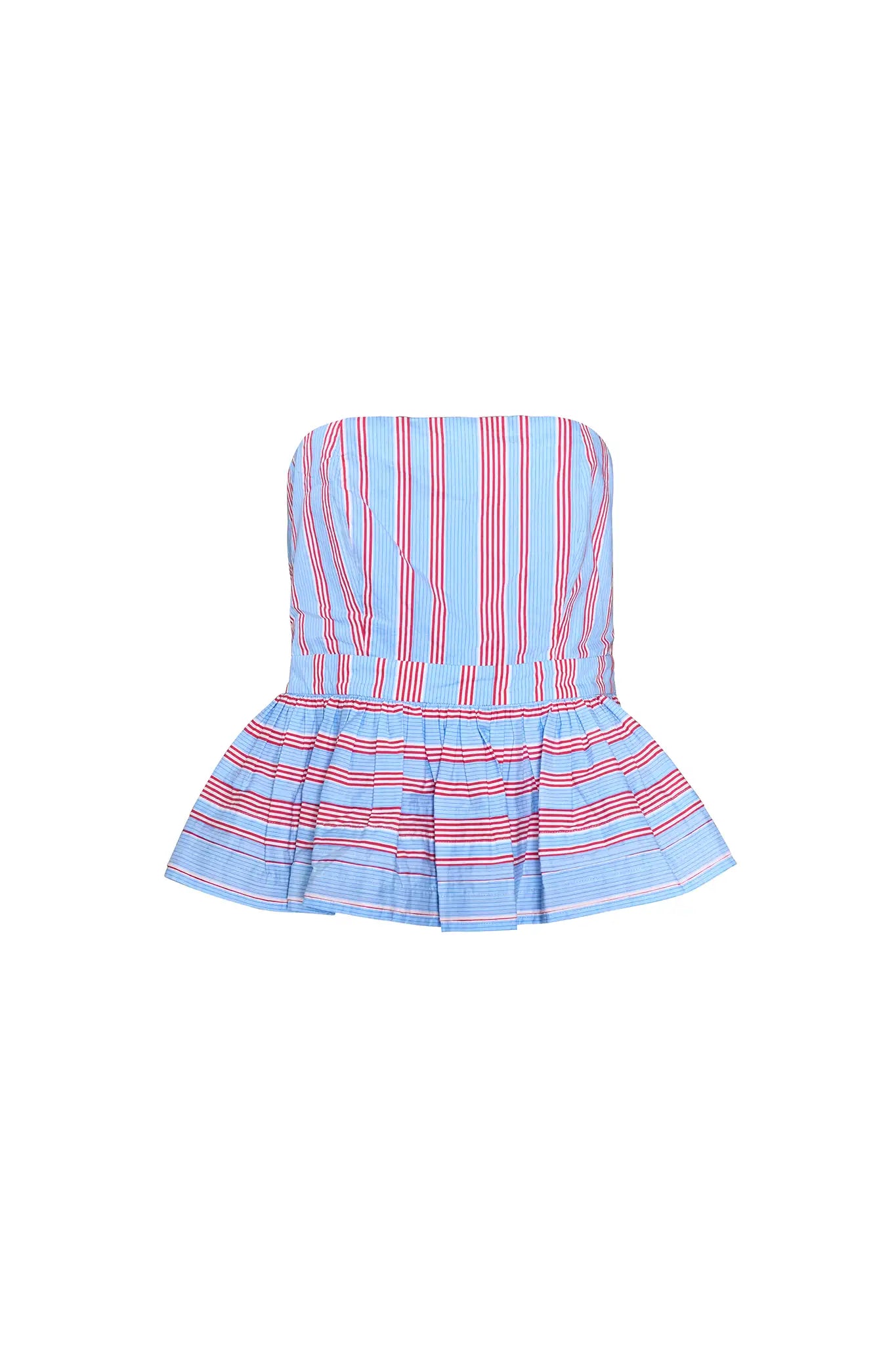 The Vera Top in Seaside Stripe 