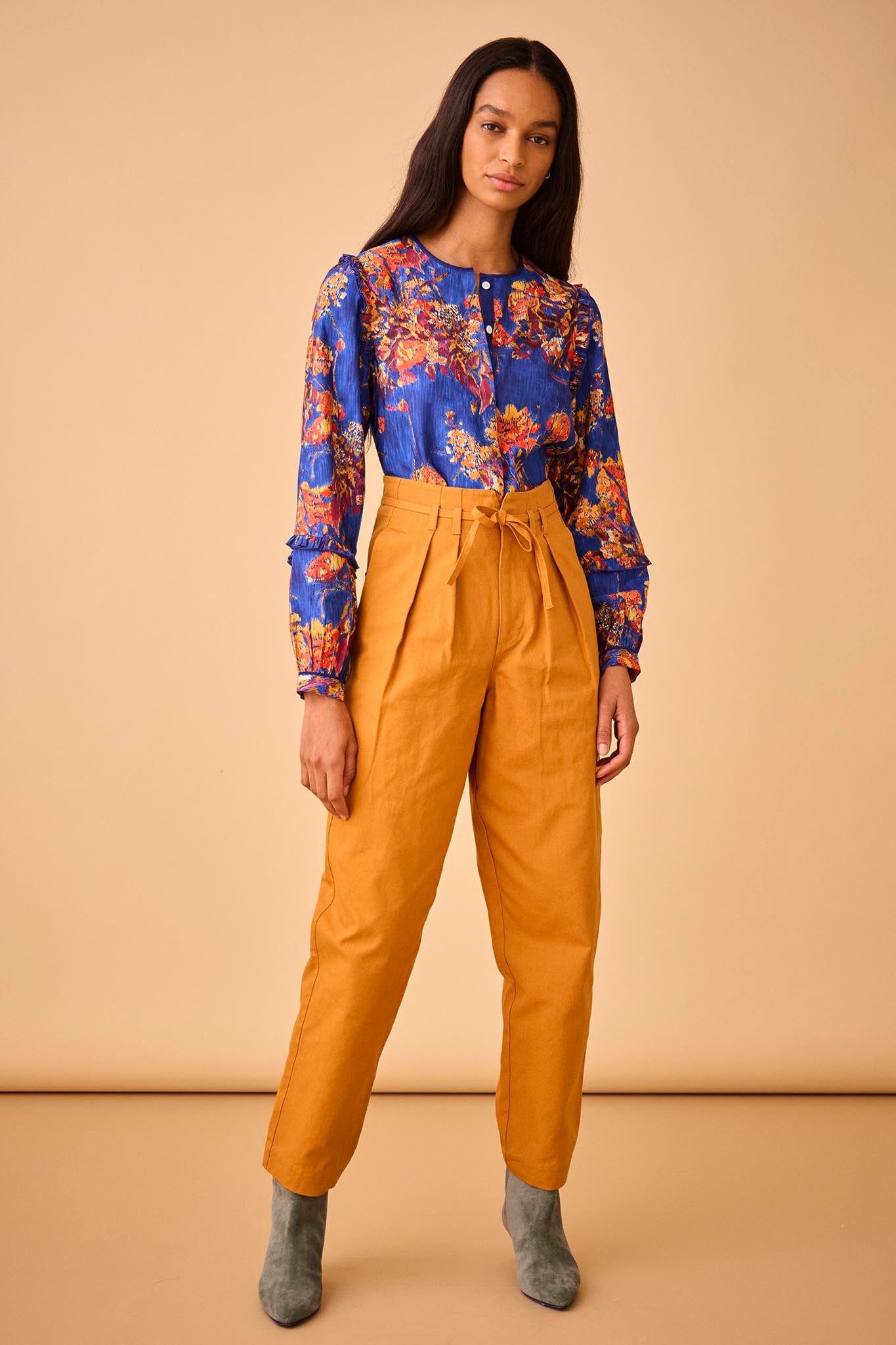 Yellow gold pants sales