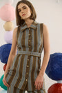 The Wesley Tunic in Hillcrest Stripe paired with matching Juno Pant. 