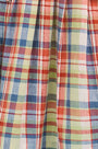 Close up of the Maison Skirt in Harbor Club Madras.