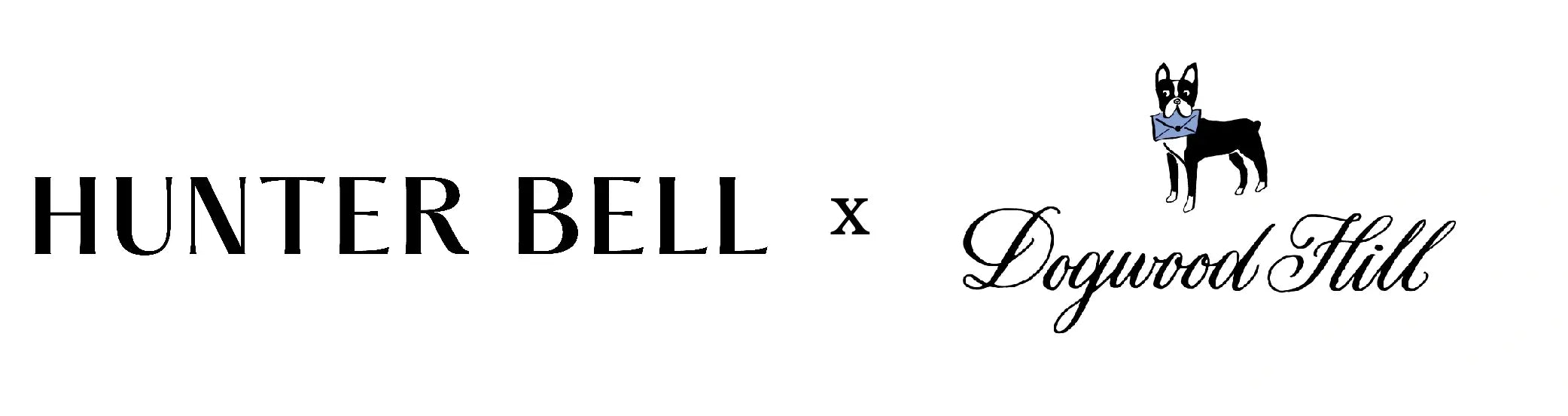 Logos from the collaboration between Hunter Bell and Dogwood Hill