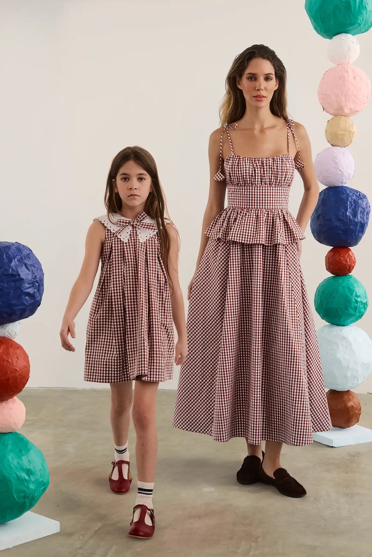 Betsy Dress | Red Gingham Midi Dress | Hunter Bell Betsy Dress | Red Gingham Midi Dress | Hunter Bell