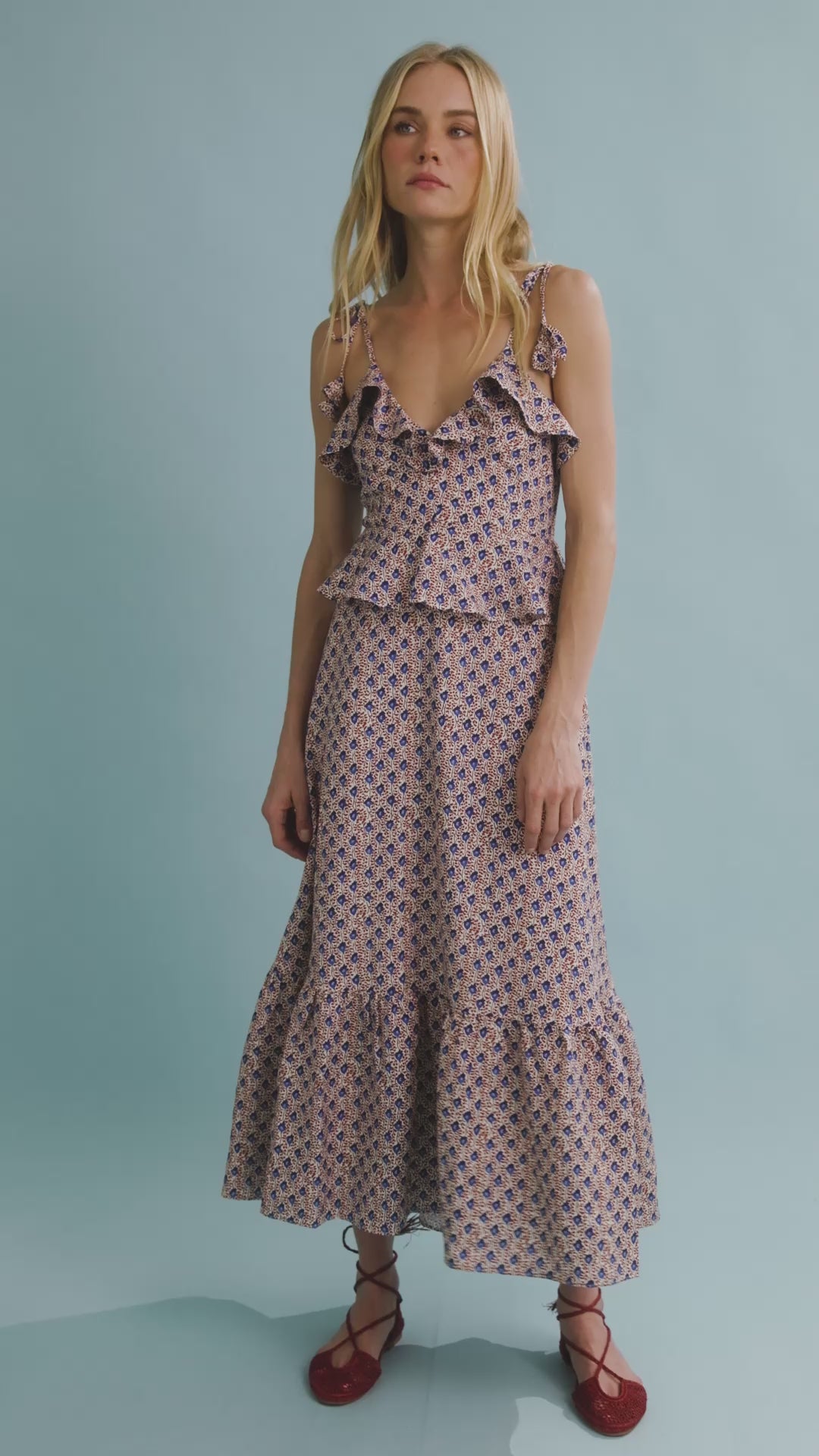 The Jamison Dress in Berryvine.