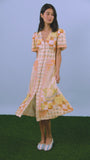 The Larson Dress, A-line midi dress, in Still Life Symphony.