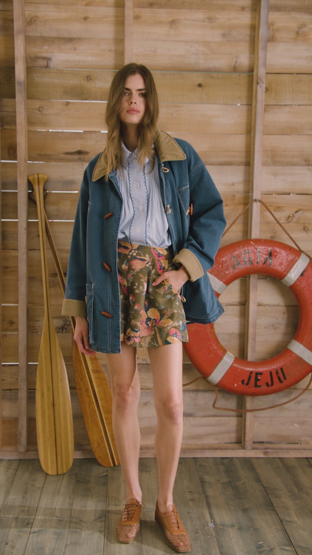 The Ashton Short are linen with a tailored banded waist and front pleats.