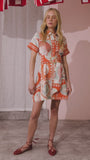 The Liza Dress in Lost at Sea print. 