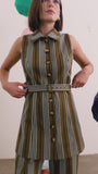 The Juno Pant in Hillcrest Stripe paired with matching Wesley Tunic.