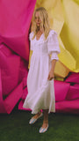 The Selena Dress in white