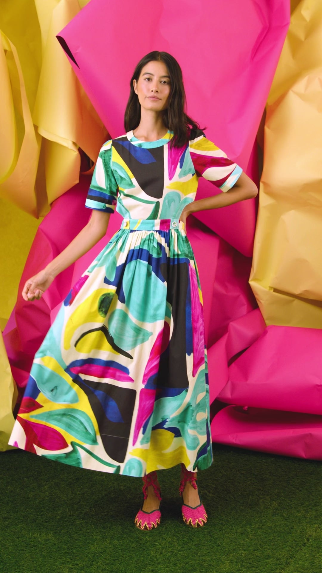 Jada Dress | Cut Out Midi Dress