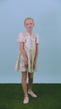 Kids Merritt Dress, in Garden Rose Peony.