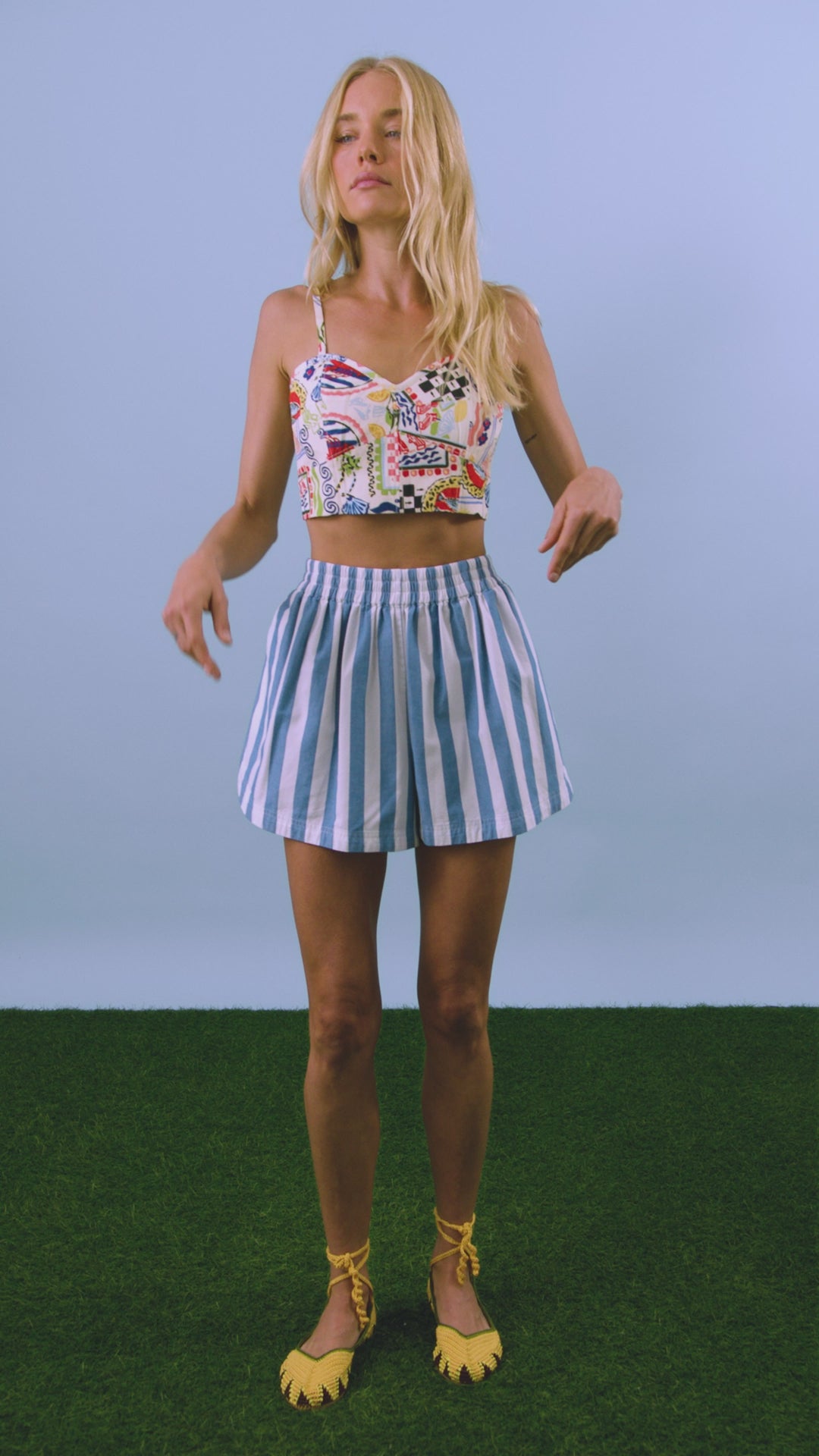 Courtland Short | Striped Shorts | Hunter Bell